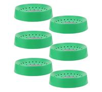 IMIKEYA 6pcs Simple Bird Nesting Bowl Plastic Bird Breeding Supply with Removable Mat and Quails Providing Comfortable Living Environment and Beautiful Decoration for Porch and Garden
