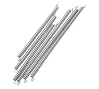 IMIKEYA 6pcs Stainless Steel Stapler Springs with Double Hooks, Small Extension Tension Springs for Office Projects and Repairs, Premium Sturdy Multipurpose Replacement Parts