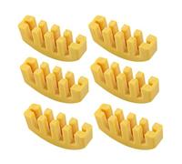 IMIKEYA 6pcs Violin Practice Mutes Rubber Five-claw Violin Mutes Volume Control Cello Instrument Parts