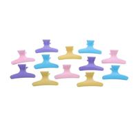 IMIKEYA 6pcs Women Hair Claws Hair Accessories No Dent Left Automatic Adjustment Pp Material Suitable for Women