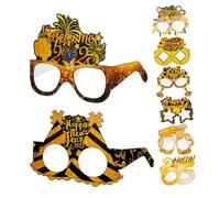 IMIKEYA 8 Pcs Year Party Glasses Funny Photo Props for Adults Creative Paper Eyewear for Celebrations Lightweight Comfortable Design for Years Eve Decorations