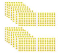 IMIKEYA 800pcs Earth Stickers Electric Labels with Assorted Warning Sign Grounding Symbol Stickers for Electrical Power Operations Featuring Coated Paper Material and Circular-shaped