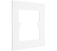 IMIKEYA 86-Type White Electrical Wall Plate Cover for Light Switch, Decorative Hole Guard Panel, Single Gang 86Mm Wall Socket Protector for Home and Office Use