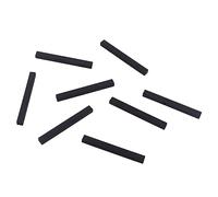 IMIKEYA 8pcs 80x6x5mm Rubber Soft Magnetic Pickup Bars for Electric Guitar Humbucker, Black Rubber Bar Set for Guitar Pickup Replacement and Repair
