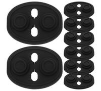 IMIKEYA 8pcs Car Door Latch Lock Cover Self Adhesive Door Lock Protective Pads Silicone Silent Shock Absorption Latch Protector for Most Car Models