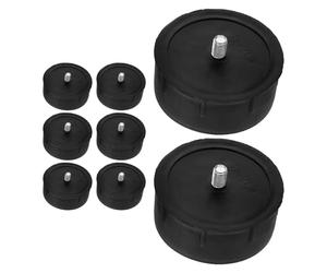 IMIKEYA 8pcs Cat Climbing Frame End Caps and Connectors for Cat Scratching Post Tube Plastic and Metal Material Ensures Stable Connection and Aesthetic Integration and Playtime