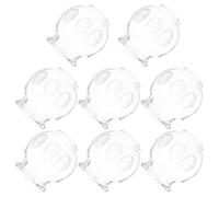 IMIKEYA 8Pcs Glass Fire Cupping Cups Thickened Design for Home Use Body Therapy on Arms and Legs Vacuum Function