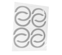 IMIKEYA 8pcs Guitar Acoustic Sound Hole Stickers Paper Decals Easy to Install Replace Old Or Broken Beautiful Appearance Unique Design for DIY Guitar Enthusiasts and Musicians