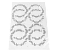 IMIKEYA 8pcs Guitar Sound Hole Inlay Stickers Paper Decals with Added Decoration Effect and Wear Resistance, Beautiful and Unique Design, Simple Appearance for DIY Musicians and Guitar