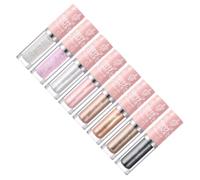 IMIKEYA 8pcs Liquid Eyeshadow Glitter Palette Highlighter Shimmer Eye Makeup Set for Women Sparkly Eye Glitter Cosmetic Tools for Party and Daily Use