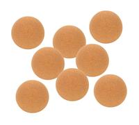 IMIKEYA 8pcs Natural Cork Bottle Stoppers Airtight Wood Cork Ball Plugs for Wine Whiskey Decanter Round Seal Replacement for Carafes Glass Bottles