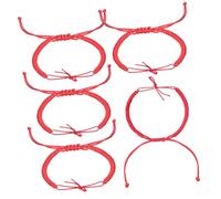 IMIKEYA 8Pcs Red String Bracelets Delicate DIY Friendship Accessories for Men and Women Handmade Ropes Kabbalah Luck Jewelry for Any Style