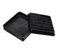 IMIKEYA 8pcs Square Plant Pot Saucers Plastic Tray Set, Practical Gardening Water Trays for Plant Pots, Lightweight and Sturdy Bonsai Plates Preventing Soil Falling, for Indoor and Outdoor