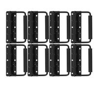 IMIKEYA 8pcs Thickened Foldable Iron Spring Handles Heavy Duty Foldable Pull Handles Suitable for Toolbox Chest and Industrial Cases