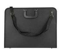 IMIKEYA A3 Portfolio Case Art Storage Bag with Handle for Drawing Sheets | Black 600d Oxford Fabric, Organised Large Capacity, Carries Pencils and Sketchbooks, for Design Students Studio Sessions