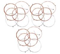 IMIKEYA Acoustic Guitar Strings Kit Pure Sound Quality 3 Sets with Stainless Steel Wire Replacement Strings for and Variety of Choices Folk and Classical Music