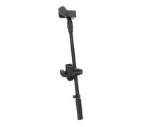 IMIKEYA Adjustable Mic Boom Arm Stand with Dual Mic Clip Folding Type for Live Streaming and Studio Use with Telescopic Height from 15mm to 19mm