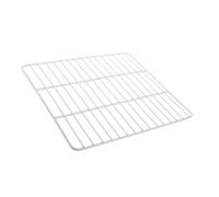 IMIKEYA Adjustable Refrigerator Cabinet Partition Divider Iron Mesh Structure, White Fridge Shelf for Freezer and Display Cabinet Organization, Ventilated Grid Design for Fridge
