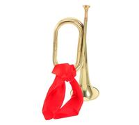 IMIKEYA Alloy Horn Trumpet Musical Instrument Alloy Bugle Wind Instrument for Beginner Airhorn Loud Musical Horn Bugle Trumpet