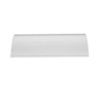 IMIKEYA Aluminium Alloy Curved Office Door Name Plate with Silver Finish, Simple Rustic Style, Suitable for New Year and Party Decorations, Writable Surface for Blessings and Graffiti