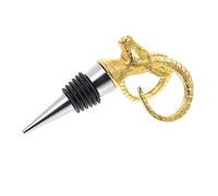 IMIKEYA Antelope Head Wine Stopper Decorative Reusable Fresh Keeping Bottle Plug High Grade Material Unique Creative Design for Wine Lovers Gift