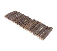 IMIKEYA Apple Wood Pet Fence for Hamster Guinea Pig Reptile Boredom Breaker Toy