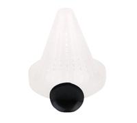 IMIKEYA Aquarium Red Worm Feeder with Suction Cup Plastic Fish Food Cone for Live Worm Blood Feeding in Aquarium Tank Random Color