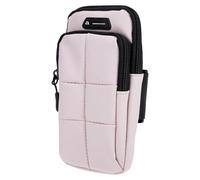 IMIKEYA Armband Material Pink Convenient Polyester for Cloth and Oxford Arm Phone Holder Bag with Double Zipper Use Cell Pouch Running Workout and Running, Sports