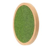 IMIKEYA Artificial Grass Display Stand Simple Design Green Decorative Prop with Wood and Plastic Materials for Action Figures and Dolls Suitable for Living Room or Jewelry Shop Display