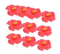 IMIKEYA Artificial Hibiscus Flowers Pink 20pcs Tropical Flowers for Decor for Hawaiian Theme