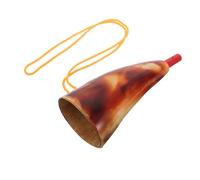 IMIKEYA Authentic Viking Horn Ox Horn Trumpet Decorative Wind Instrument Medieval Trumpet for Vikings