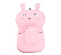 IMIKEYA Baby Bath Mat and Shower Cushion for Newborns, Non-Slip Infant Bathtub Mat Soft Padding, Princess Pink, Suitable for Safe Bathing and Infant Use