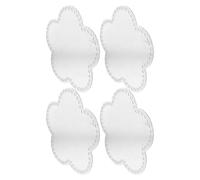 IMIKEYA Bag Bases with Firm Support and Sturdy Design for Crochet Acrylic Flower Shaped 4pcs Purse Bottoms for Knitting Projects and Special Events