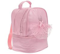 IMIKEYA Ballet Latin Dancing Backpack Portable Travel Bag Large Capacity Personality School Bag Zipper Closure Suitable for Daily Use and Dance Practice
