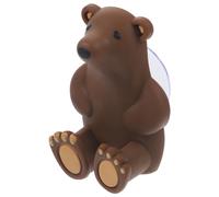 IMIKEYA Bathroom Toothbrush Holder Suction Cup Bear Shape Wall-mounted Organizer