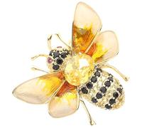 IMIKEYA Bee Brooch Decorative Brooch Copper Vintage Cartoon Golden Small Lapel Pin for Daily Life Back-to-school
