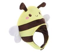 IMIKEYA Bee Themed Plush Hat for Adults Funny Animal Headpiece for Halloween Parties Short and Comfortable Cosplay Hat Great for Creative Photography and Dress Up