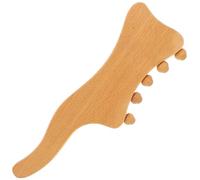 IMIKEYA Beech Body Massage Stick for Adults Lightweight Muscle Relaxation Tool with Guasha Function Suitable for Home Use to Poor Sleep and Inconvenient Legs