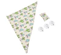 IMIKEYA Beige Canvas Reptile Hammock Sleeping Bed for Lizards and Snakes Breathable and Easy to Fix Triangular Lounger Suitable for Small Pets