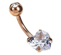 IMIKEYA Belly Button Ring for Women Rhinestone Navel Piercing Jewelry Durable Stainless Steel for Work Parties and Everyday Wear Fashion Accessory
