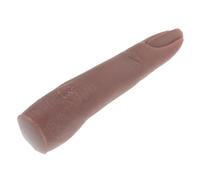 IMIKEYA Bendable Silicone Nail Practice Finger Model Reusable 2-Piece Set Flexible Nail Training Fingers for Acrylic Movable Fake for Manicure Practice