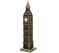 IMIKEYA Big Ben Statue：Decorative Metal Big Ben Building Model Figurine Table Decor Gift Home Decoration Architecture Model for Kids and Adults