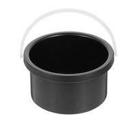 IMIKEYA Black Aluminium Wax Melting Pot with Handle for Easy Use Replacement Inner Bowl Nonstick and High Efficient Hair Removal for Wax Melting Machine