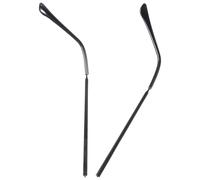 IMIKEYA Black Metal Glasses Temple Replacement Arms for Reading Glasses Sturdy Eyeglass Frame Temple Arms to Prevent Frame from Breaking