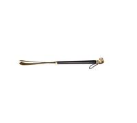 IMIKEYA Black Metal Shoe Horn with Thick Handle 58cm Long Shoes Lifter for The Aged and Pregnant Women Easy to Carry