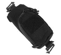 IMIKEYA Black Nylon Travel Medicine Bag with Buckle Design, Clip on Pouch for Tools and Dog Food Storage, Sturdy Abs Material, for Hiking and Outdoor Activities