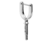 IMIKEYA Boat Paddle Holder Marine Oarlock Hardware Stainless Steel Durability Withstand Harsh Marine Conditions Silver Paddle Mounts for Boat on The Water