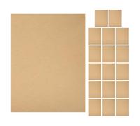 IMIKEYA Braille Learning Board Paper Compatible with 4line and 9line Braille Writing Boards 18pcs Khaki Paper Supplies for Blind People for Schools and Homes Tools for Blind People at Back