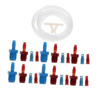 IMIKEYA Brake Bleeder Kit Easy Install Cylinder Replacement with Hose Clip Threaded Fittings for Fluid Maintenance