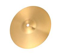 IMIKEYA Brass Cymbal Suitable for Students and Professional with Golden Finish, Crash Hi-hat Jazz Drum Percussion Instrument Offering Great Voice and Not Easy to Deformation for Drum Set